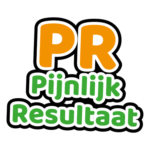 Sticker met de tekst: PR is Pijnlijk Resultaat